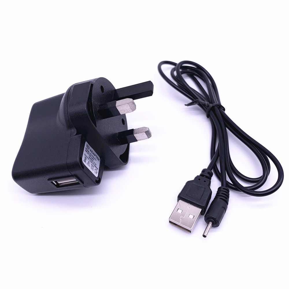 Cargador de pared con enchufe para Nokia, Cable USB para Nokia 2220s 2310 2320c 2322c 2323c X3 X6 C5 2505 2600c 2630 6208c: UK PLUG