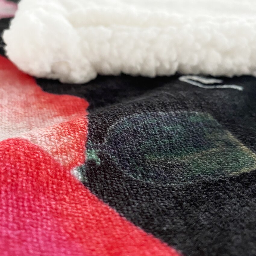 Om Mijn Dochter Op Keer Ik Kan Overstuur 3D Custom Fleece Foto Deken Fan Voor Dochter Kids Kinderen