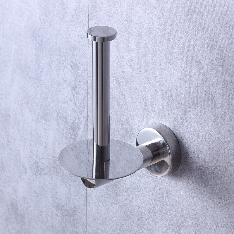 Stainless Steel Roll Paper Holder Vertical Bathroom Toilet Tissue Rack Home Decor