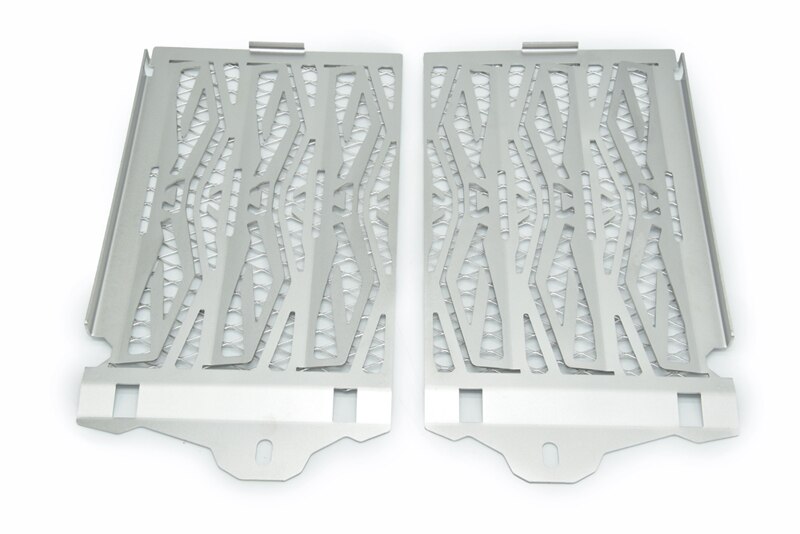 bike GP Stainless Steel Radiator Guard for BMW R1200GS/ Adventure 14-ON Silver With grid