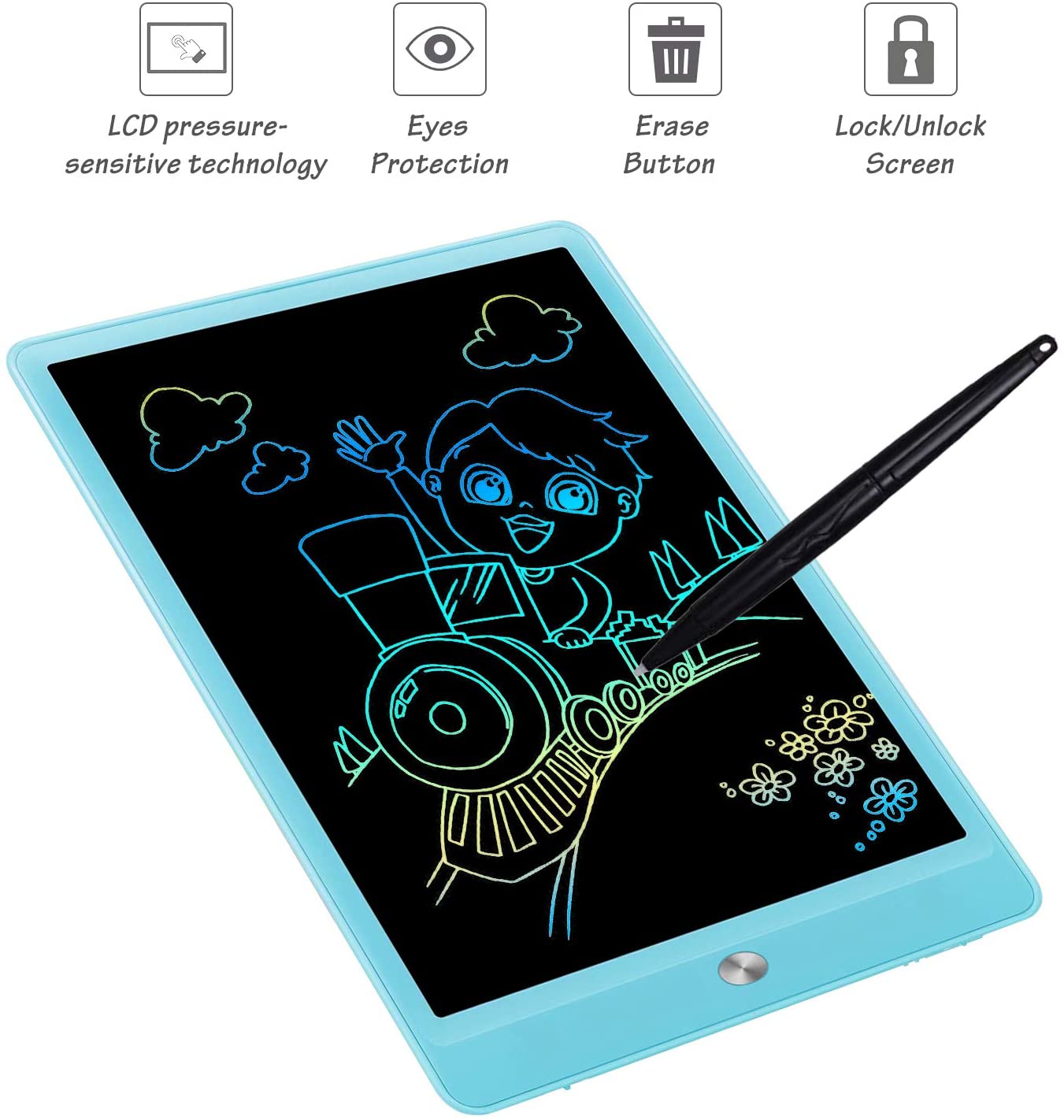 8.5Inch Electronic Drawing Board LCD Screen Writing Tablet Digital Graphic Drawing Tablets Electronic Handwriting Pad Board+Pen