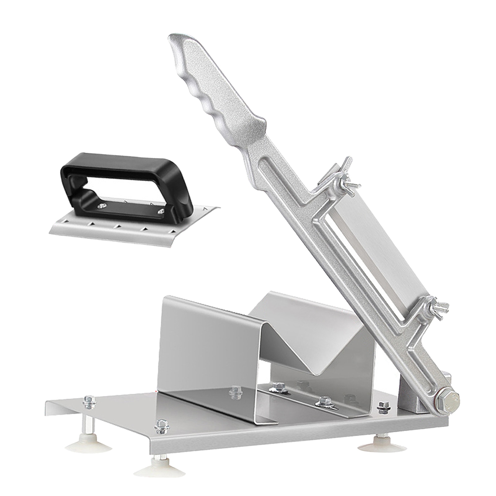Manual Frozen Meat Slicer Stainless Steel Bacon Beef Cutter Thin Slicing for Home Cooking Pot Shabu