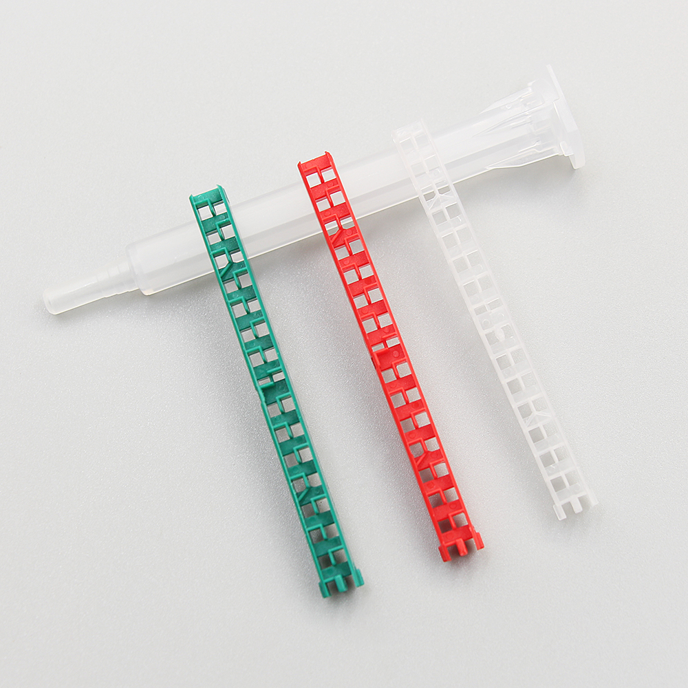 50 stks Epoxy Statische Mixer Lijmen Doseren Mengmondstuk Hars AB Lijmen Mengbuis voor Twee Componenten Vloeistof Mengmachine