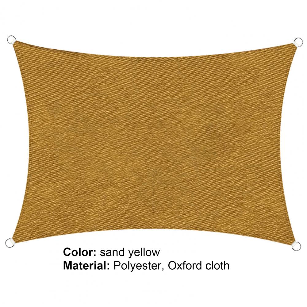 Waterproof Sun Shade Sail Collapsible Polyester Camping Tent Sun Shelter Awning Garden Tool