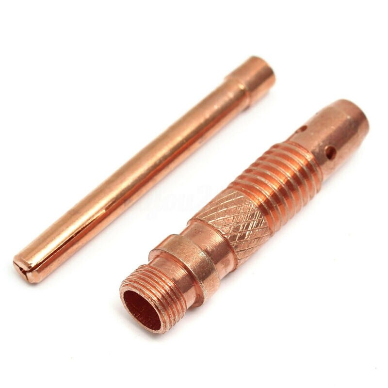 17x soplete de soldadura TIG lente de Gas rechoncho #10 Kit de taza de vidrio térmico electrodos de tungsteno
