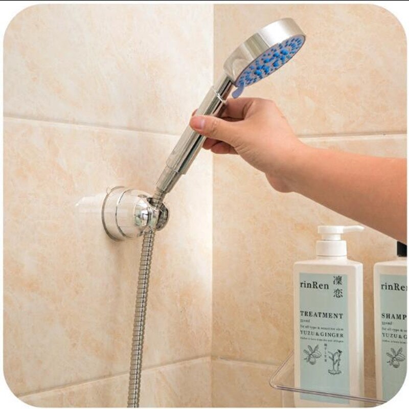 Support de douche réglable en plastique, ventouse pour salle de bain, support de douche à main, siège fixe