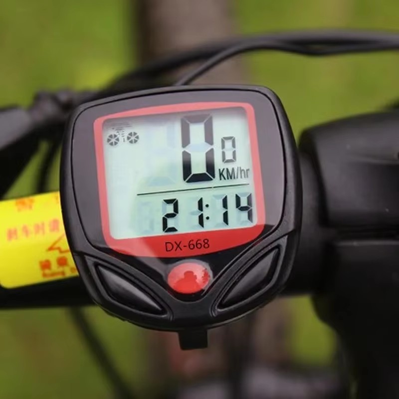 Bike Speedometer Bicycle Odometers Bicycle Speedometer Wired Bike Computer Waterproof Bike Odometer with LCD Display