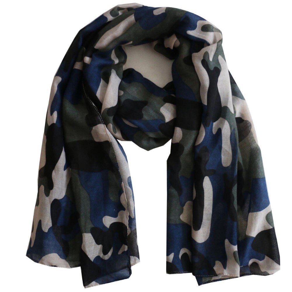 Camouflage Kleur Print Sjaals En Sjaals Vrouwen Mode Camo Neon Kleur Wrap Hijab Foulard 9 Kleur