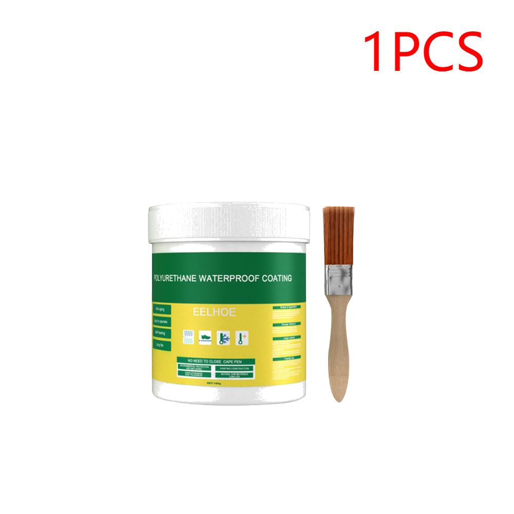 1/2/3 Stuks 30-300G Waterdichte Coating Kit Transparante Onzichtbare Pasta Lijm Met Borstel lijm Reparatie Thuis Dak Badkamer: Black