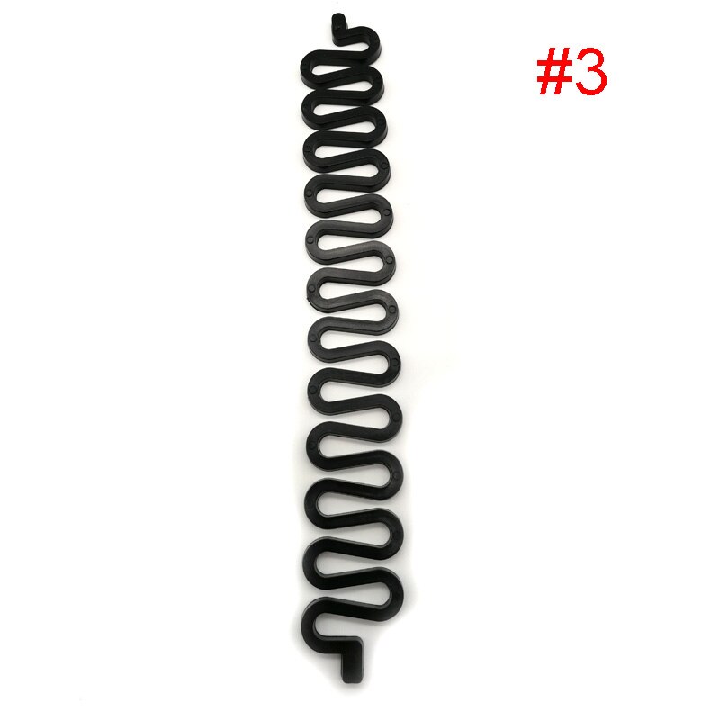 1Pc Charmant Franse Stijl Vrouwen Meisjes Diy Haar Vlechten Tool Roller Haak Met Magic Twist Styling Bun Maker Vlecht gereedschap: 1pc color3