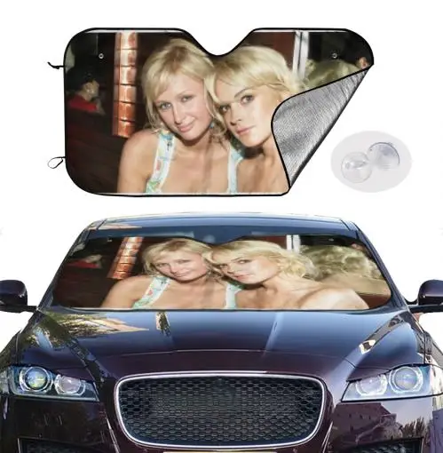 Paris Hilton Linsay Lohan Britney Spears Car Sun Shade Car Sun Visor Car Assessoires Movie Character Custom Sunshade: Red