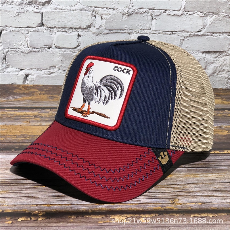 gooding Animal Embroidered Hat Truck Driver Popular Brand Baseball Cap Casquette