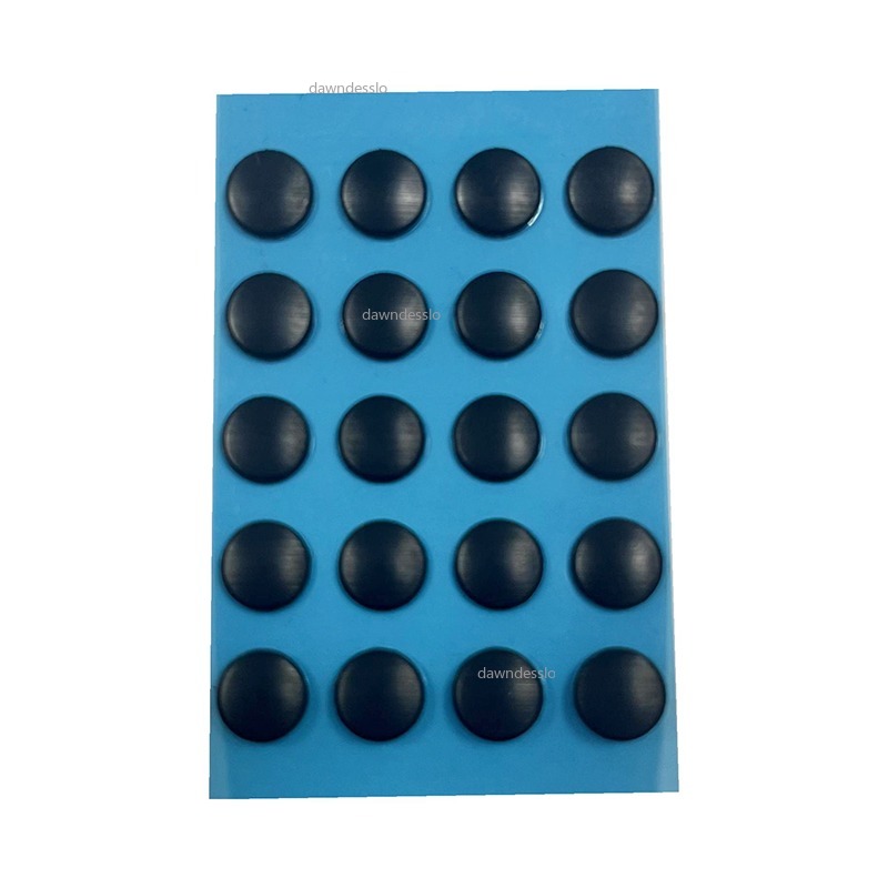 20Pc 6mm Diameter Small Dots Universal Mouse Skates DIY Mice Glide Feet ICE Control Speed Version Universal for Rubberized Mouse: BROWN