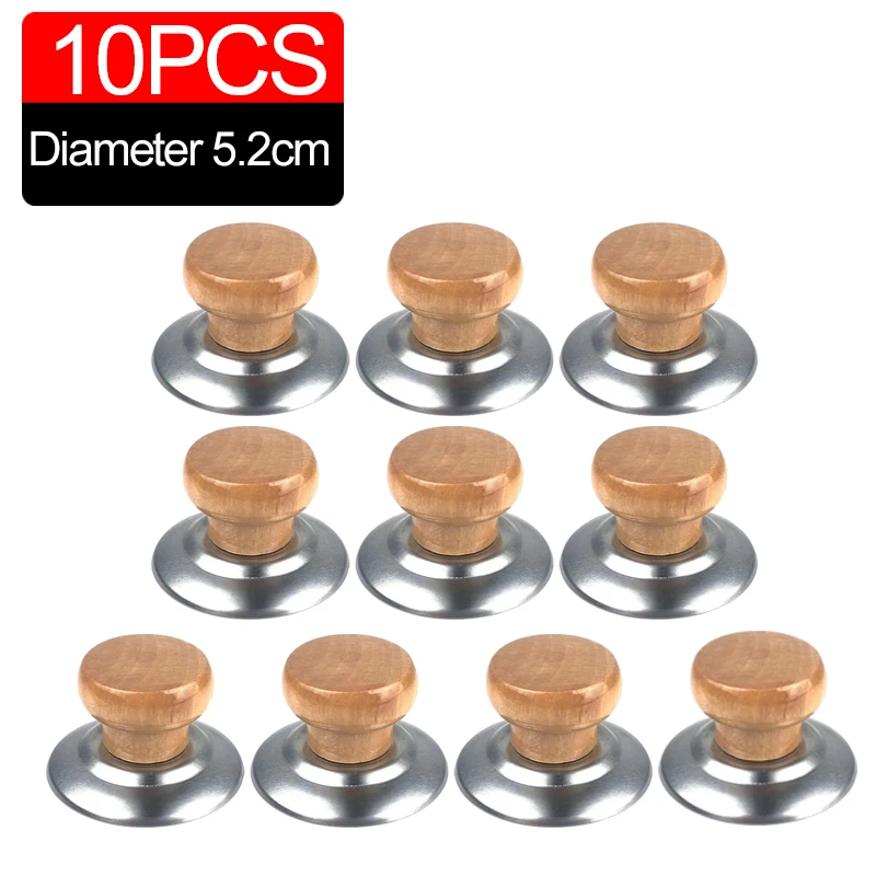 ndekselgriff Universal Topfdeckel Haltegriff Edelstahl Austauschbare Knopkappe Kochgeschirr Handgriff Teile Küchenzubehör: Chocolade