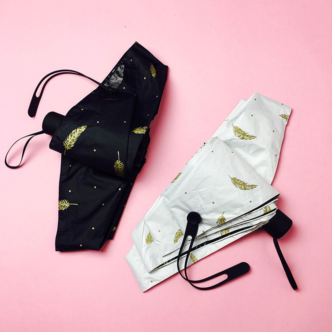 Parapluie pliant de | Mini ombrelle de pluie pour femmes, pour hommes et filles, anti-uv, imperméable, Portable pour voyage