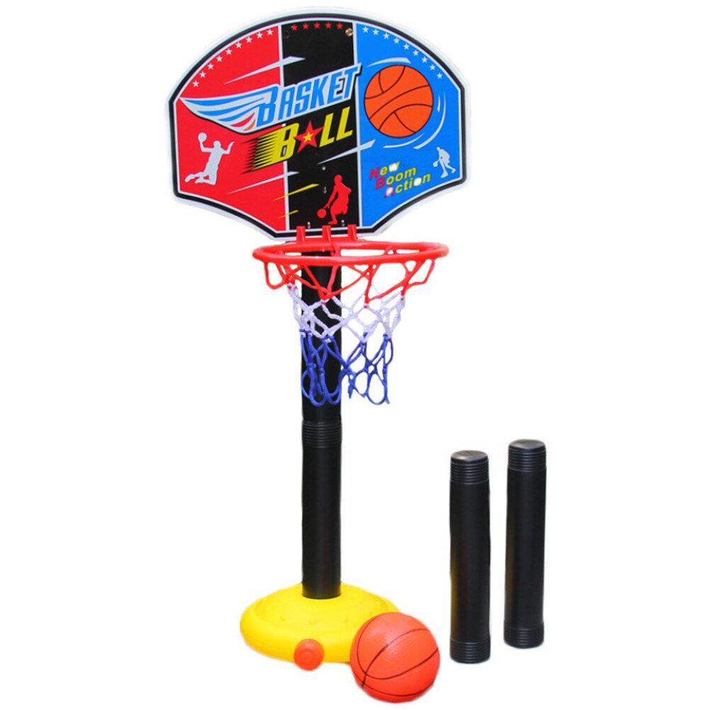 Children Basketball Stand Adjustable Outdoor Indoor Sports Portable Basketball Hoop Toy Set Stand Ball Backboard Kit #30
