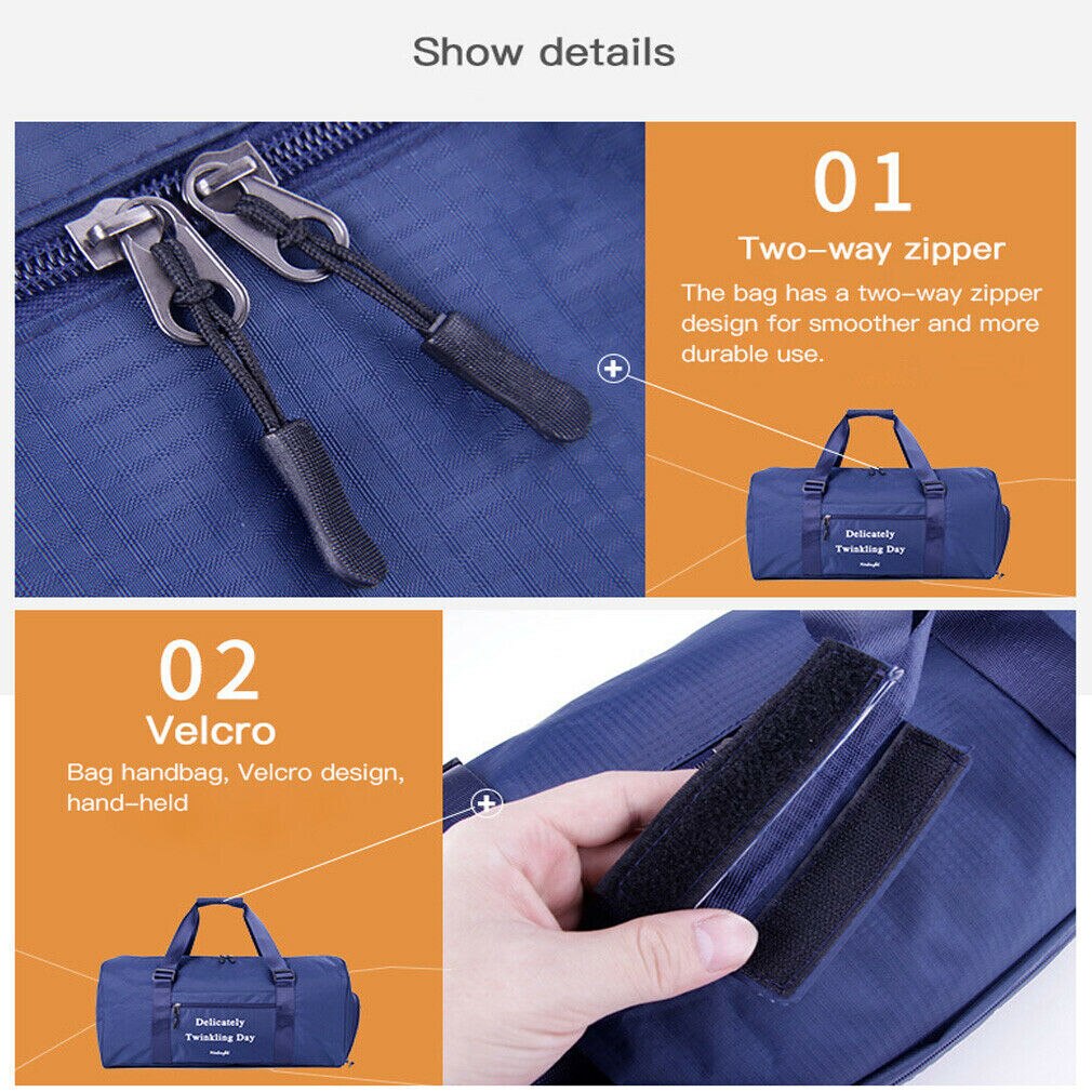 Multifunctional leisure travel bag sports fitness swimming wet and dry separation storage shoulder bag portable duffle bag