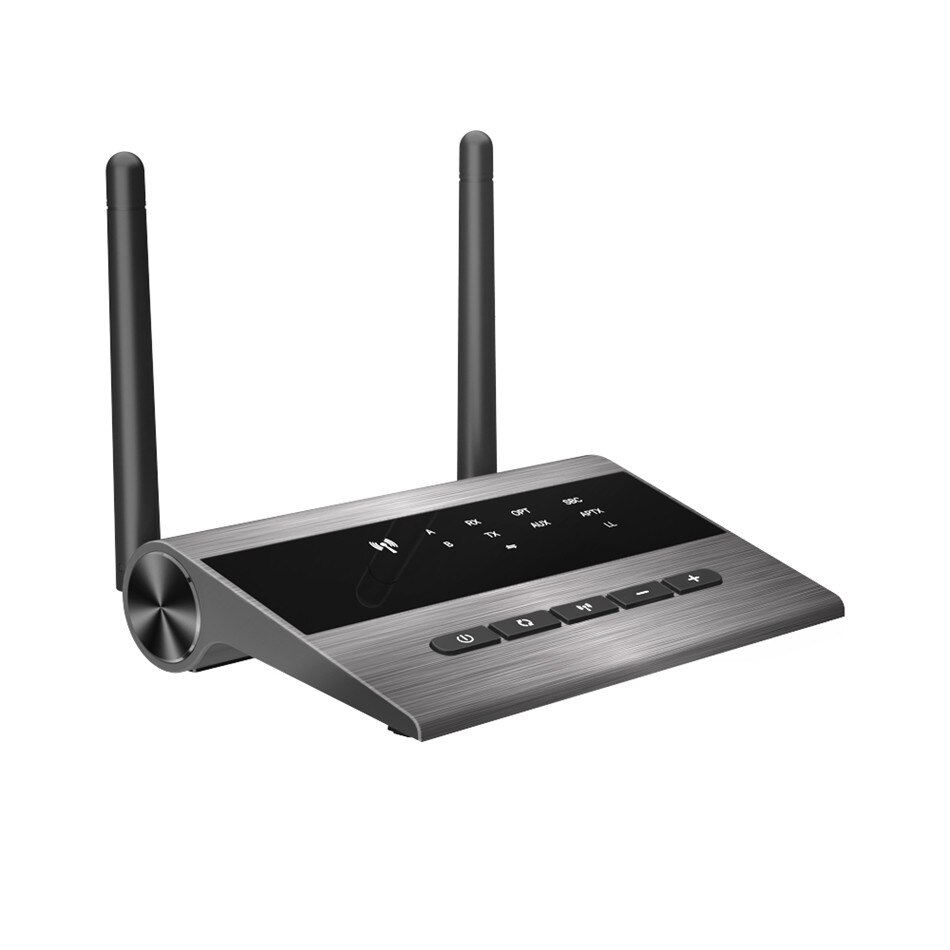 262ft/80m Long Range Bluetooth 5.0 audio Music Transmitter Receiver Bypass 3 in 1 TV PC Wireless Adapter Low Latency aptX: Default Title