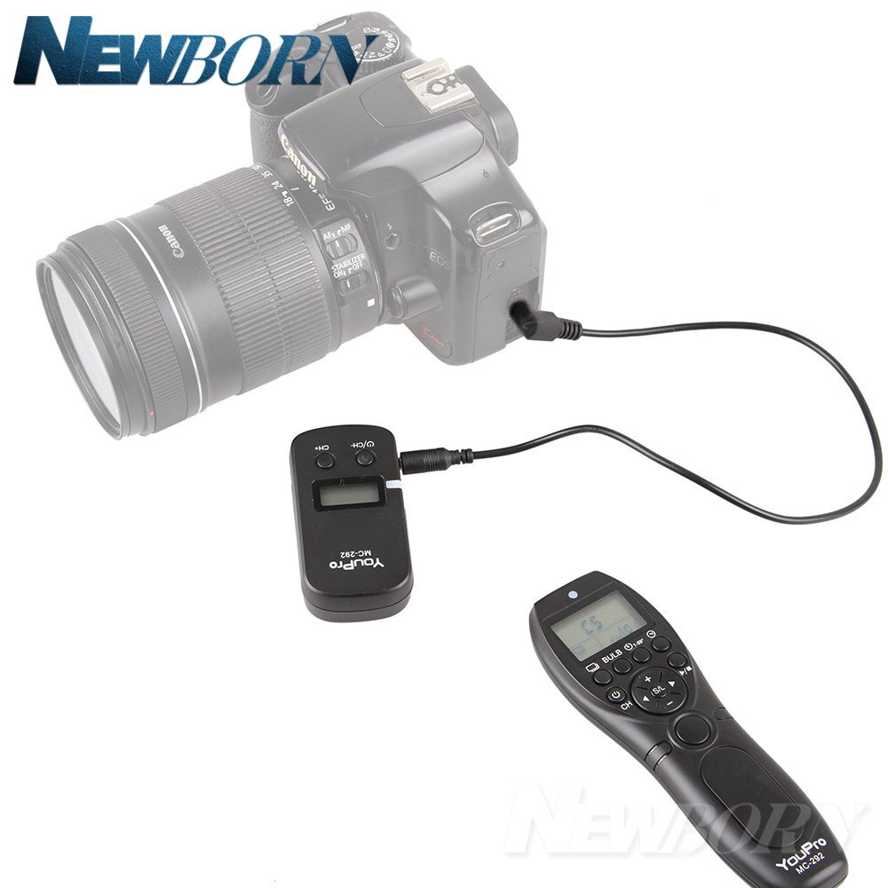Mando a distancia con temporizador inalámbrico MC-292 S1 de YouPro para Sony A900, A850, A700, A580, A550, A950, A99, A77, A57, A55, A35 y A33