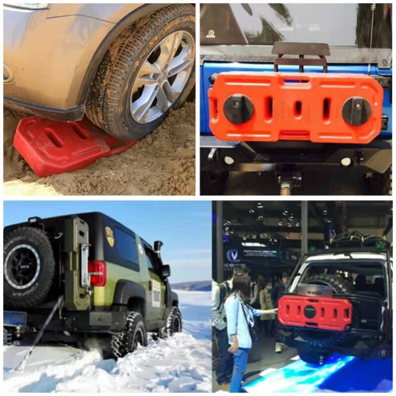 20L Litre Petrol Jerry Cans Plastic Motorcycle Gasoline Fuel Tank Mount Lock 5 Gallon Gas Can Petrol Jerrycan Jerrican Container