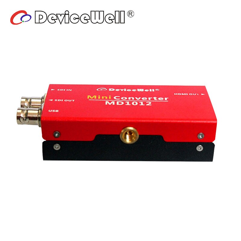 Devicewell  md1012 1080p to 1080i hd sdi sdi loop out rød mini vedio converter tilbud faller følg vår storehipping &