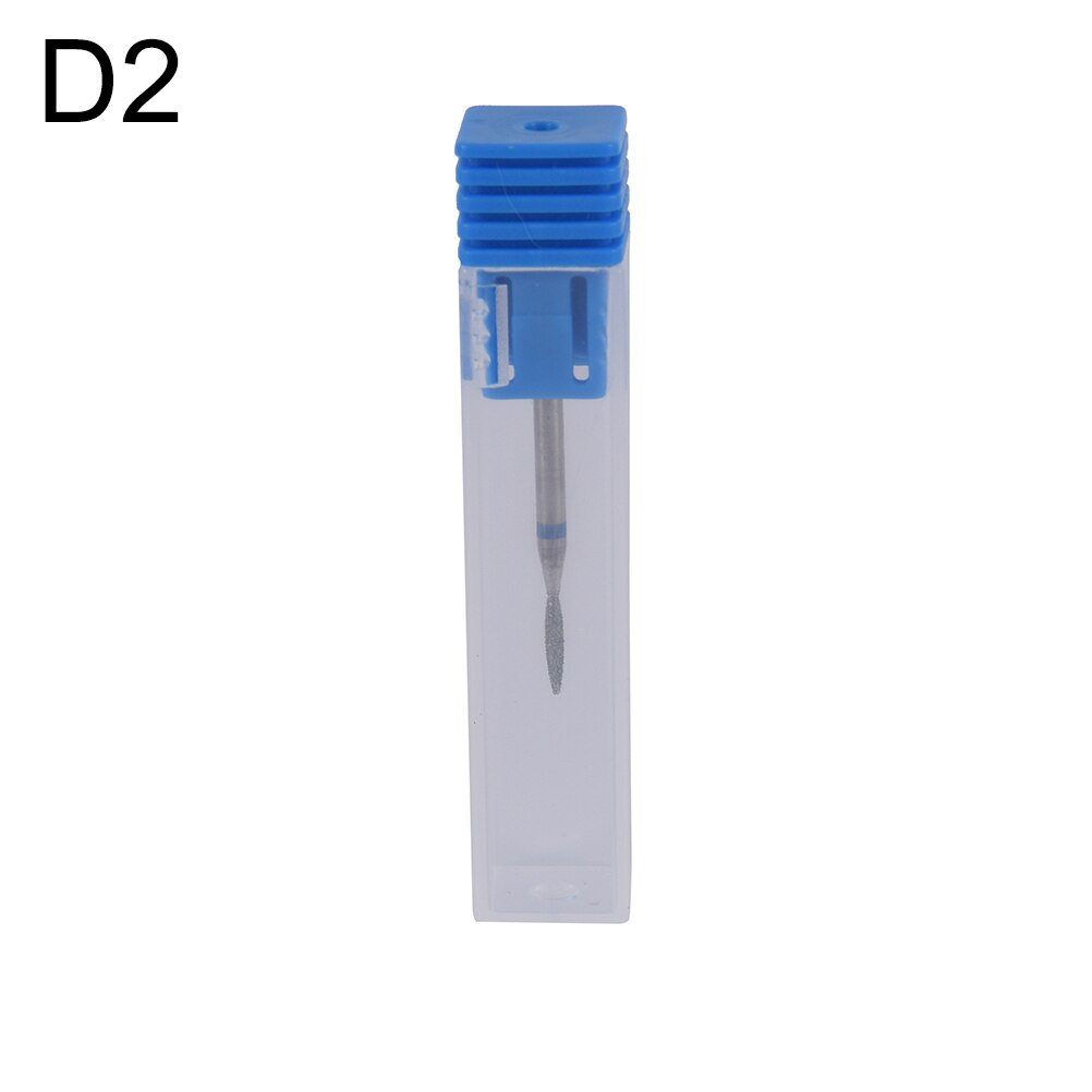 8- type diamant nagelkunstboor, frees, elektrische manicureboor, nagelaccessoires, nagelgereedschap: D2