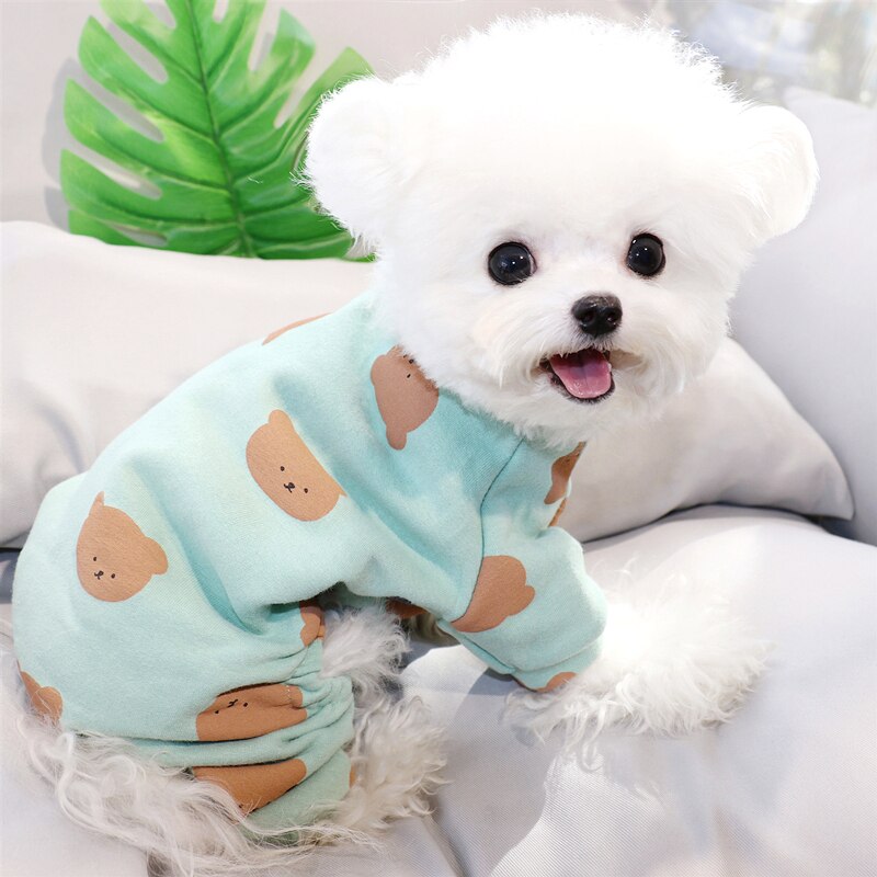 Herfst- en winterkleding huisdier plus fluwelen viervoeterkleding teddy bichon hiromi vip yorkshire melkhond kleine hondenkleding