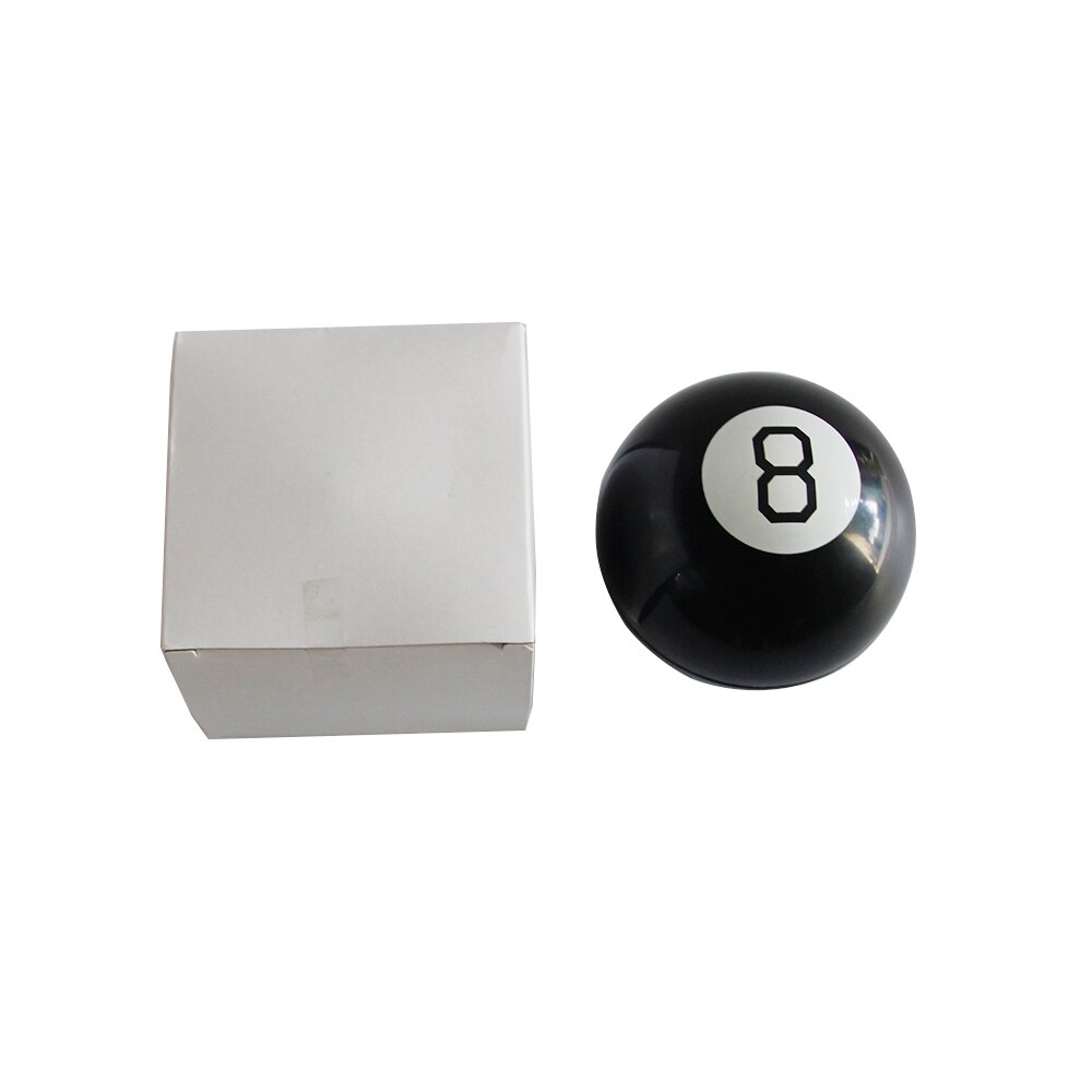 10Cm Magische Bal Profetie Magische Bal Zwart 8 Magic Props Vreemde Speelgoed Voor Baby