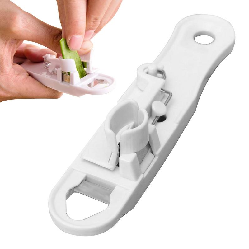 Cortador portátil de judías verdes, cortador de verduras y judías verdes, triturador de judías, removedor, pelador, corredor, cocina blanca