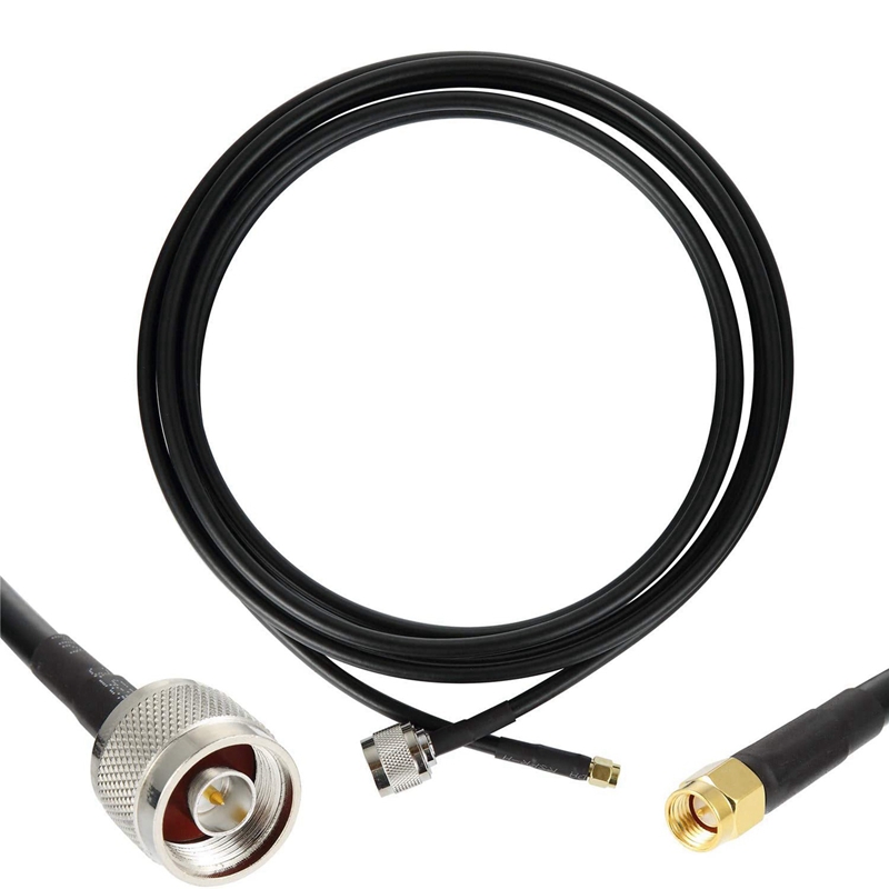niedrig-Verlust Koaxialkabel Verlängerung Kabel (50 Ohm) SMA Stecker Auf N Stecker, GEMEK Reinem Kupfer koax Kabel Für 3G/4G/5G