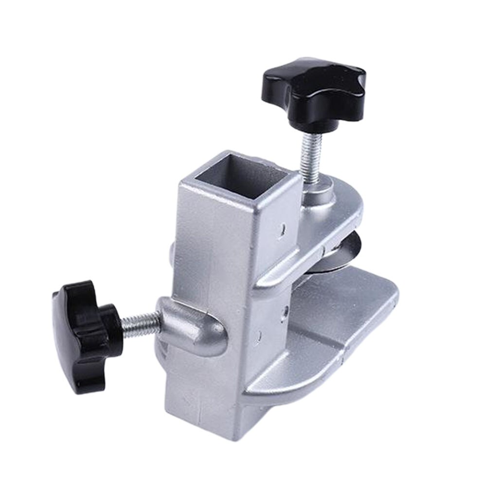Abrazadera de aluminio para el brazo de la Mesa para el cuidado de los cachorros y mascotas sujeta brazos a las mesas de plata