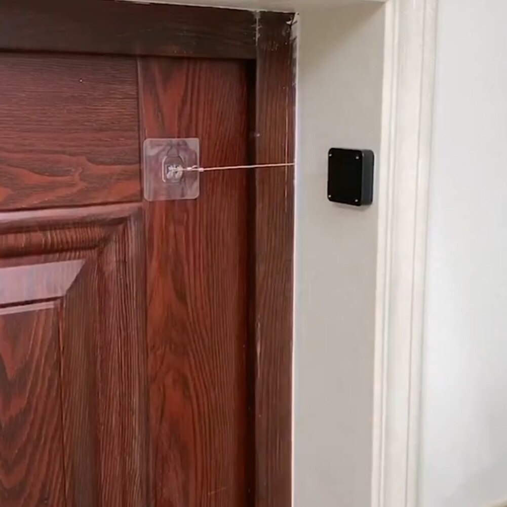 Cierre automático de puerta de 1,2 m, pegatina de puerta sin agujeros multiusos, amortiguador de puerta deslizante, dispositivo de cierre, herramienta de Hardware para muebles