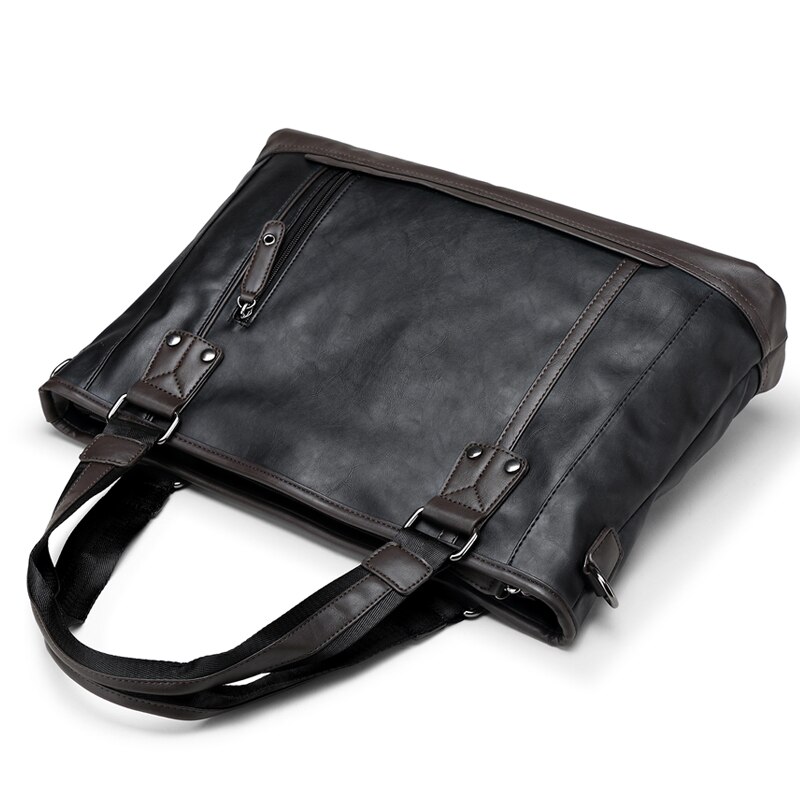 FEIDIKABOLO – sac à main en cuir pour hommes, sac de célèbre, porte-documents à bandoulière pour ordinateur portable, fourre-tout, sacoches 14 pouces