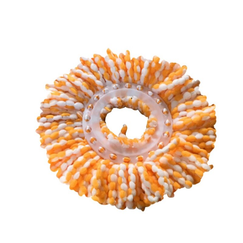 360 Rotating Round Fiber Mop Head Replaceable Microfiber Mop Heads universal circular Super absorbent Mop Refillment: A3