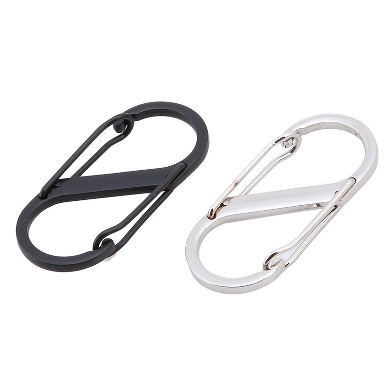 2 stuks karabijnhaken voor wandelen, klimmen, toeristische tenthaken, outdoor wandelhaken, rugzak, gesp, hanger, fleshaken