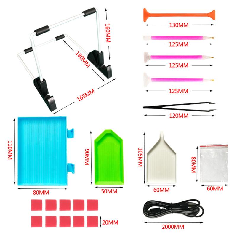 Ultra-Thin A4 LED Drawing Pad - 33.5x22.5cm - USB Powered - 1024 Pressure Levels - Acrylic - for Animation, Diamond Painting