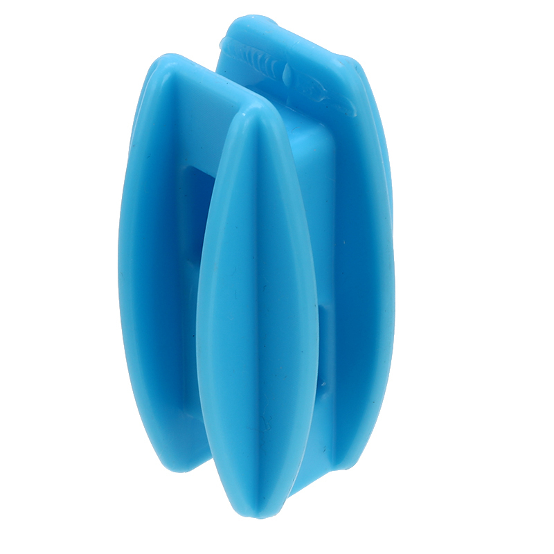 10pcs/set Black/Blue Electric Fence Wire High Strain Post Insulator Square Tube Terminal Rod Insulators Electronic Fitting Fence