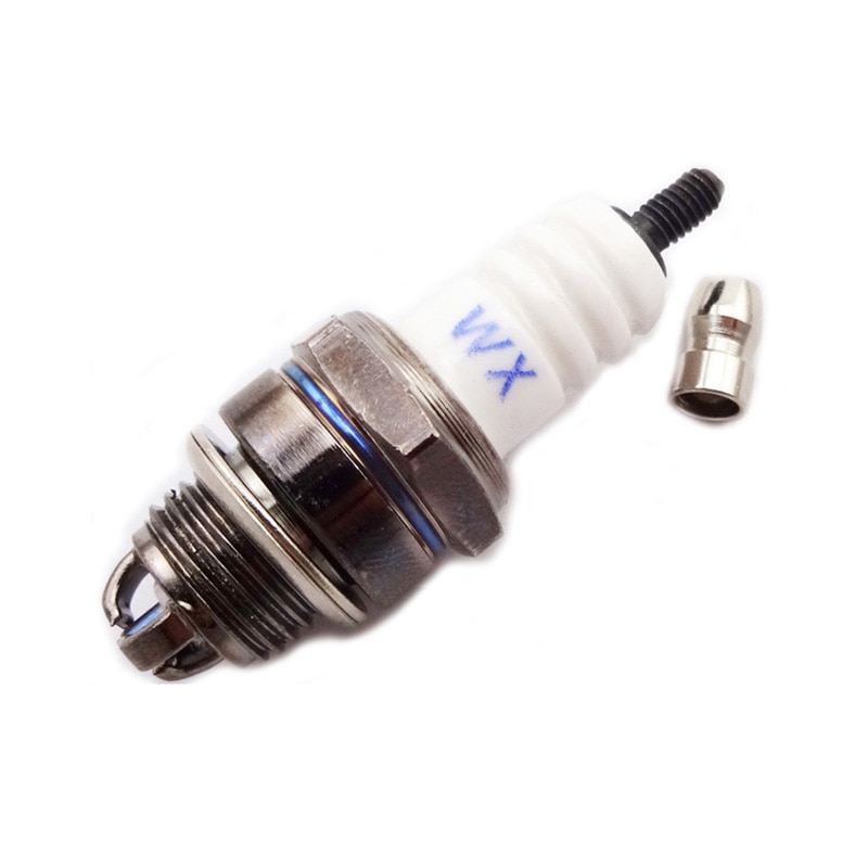 Bujía de encendido de 3 polos, 3 electrodos de alto rendimiento, L7T, Blanca, para Mini Moto ATV de 2 tiempos, Moto de bolsillo