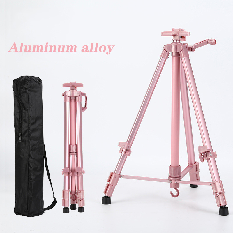 Portable Metal Sketch Easel Stand 50-150CM Adjustable Foldable Travel Aluminum Alloy For Outdoor Painting Artist Art Supplies