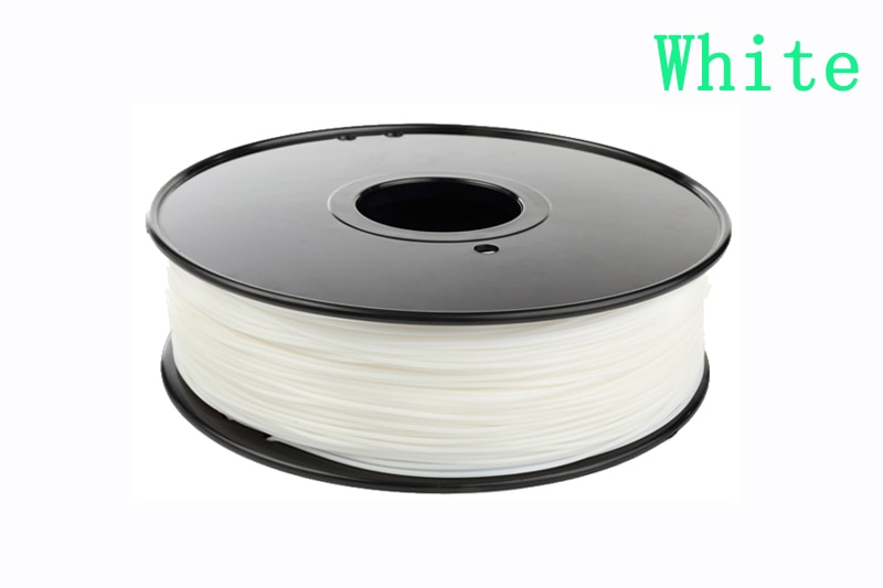 NYLON filament 1.75mm wimpel c 0.03 mm choice 3d nylon black white color 3d filament nylon PA 1 kg filo stampante 3d filamento