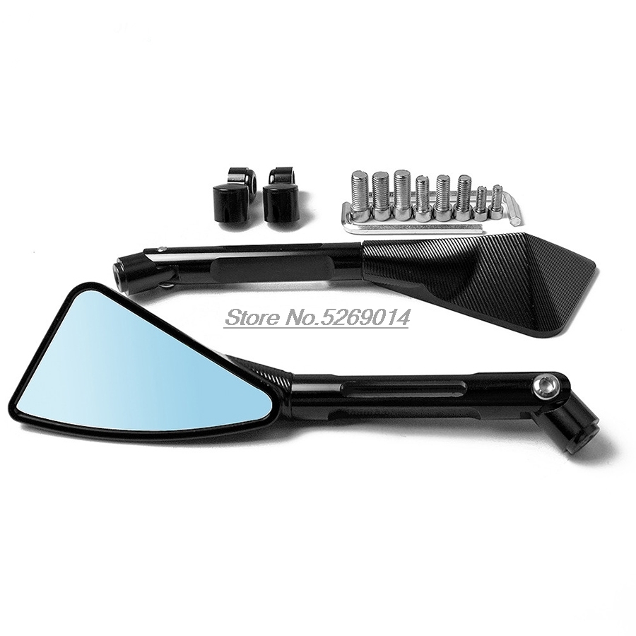 CNC Machining Process Aluminum Motorcycle Mirrors Side mirror for Accessories Kawasaki Versys 650 Accessories Benelli Trk 502