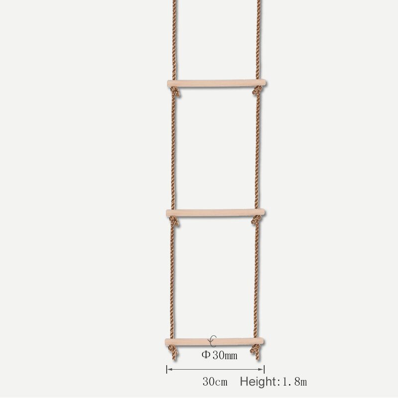 1pcs Children&#39;s wooden ladders Five-step wooden small climb ladders Indoor outdoor fitness toys Kid swing playground equipment