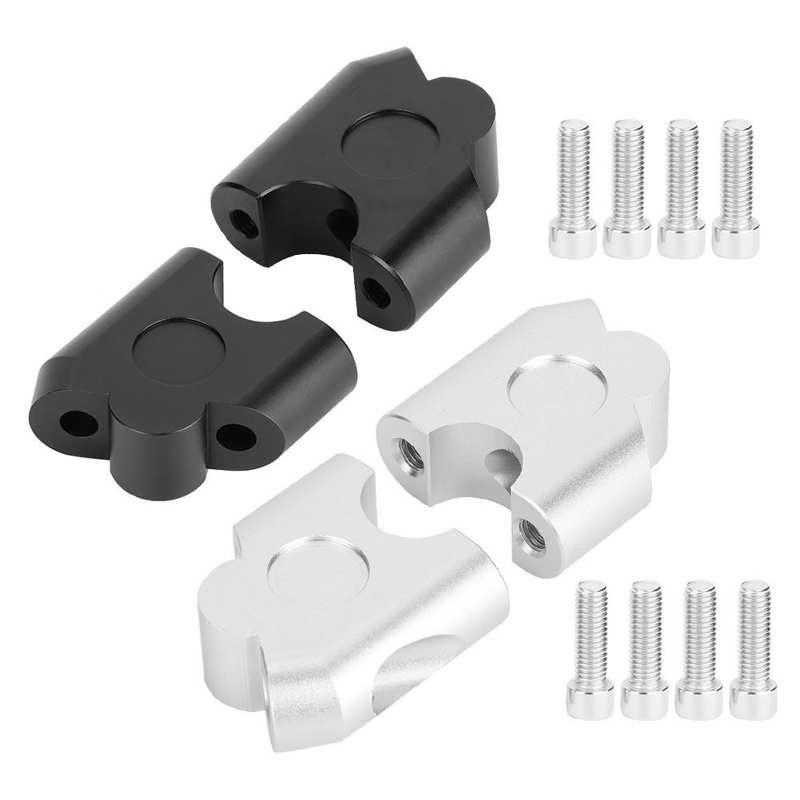 22mm Universal Motorcycle Handle Bar Riser Handlebar Clamp Back Move Mount Adapter