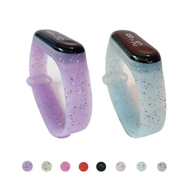 Heren Sporthorloge Casual Digitale Vrouwen Horloges Mode Lichtgevende Siliconen Band Elektronische Klok Reloj Mujer Montre