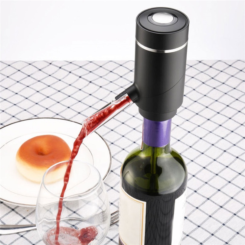 Draagbare Wijn Separator Intelligente Elektrische Decanter Hoge Druk Rode Wijn Dispenser Decanteren Tool Wijn Gereedschap Bar Benodigdheden