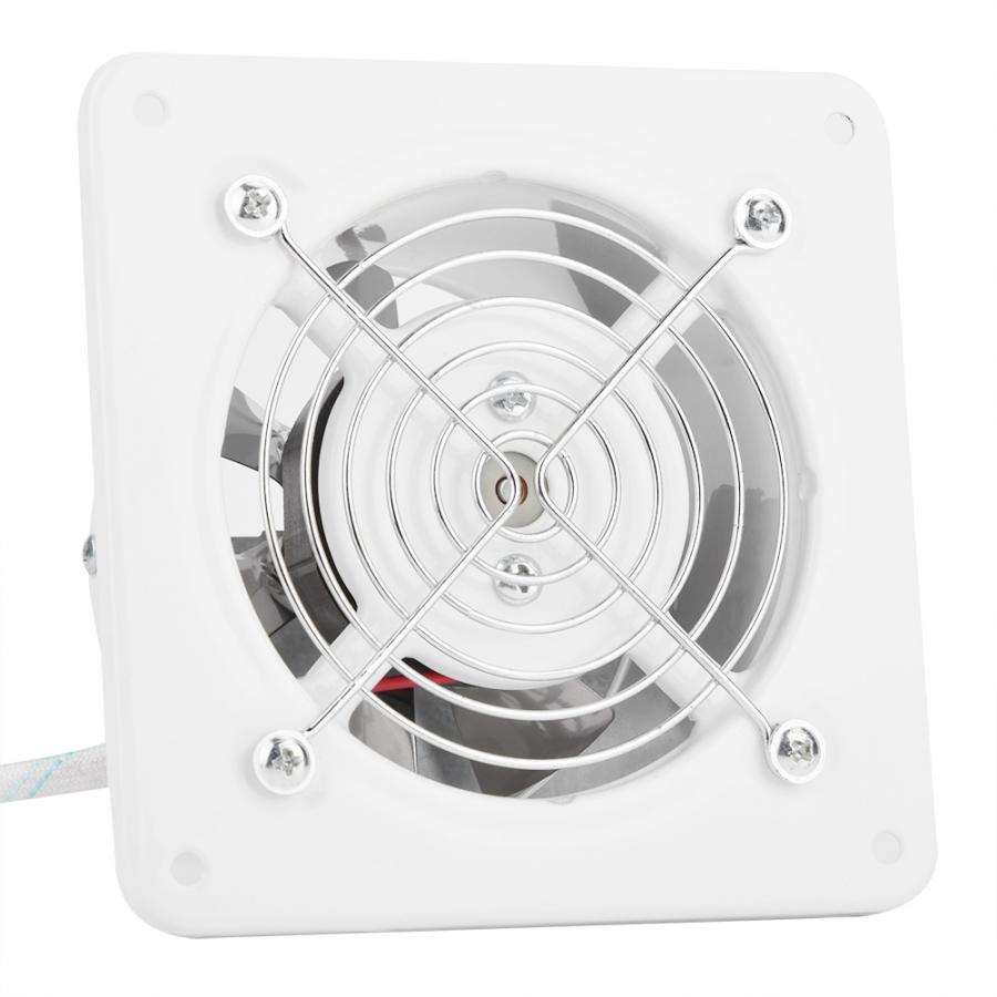 Bathroom Fan 12-25W Ventilation Extractor Exhaust Fan Wall Mounted Bathroom Kitchen Toilet 4" Window Fan