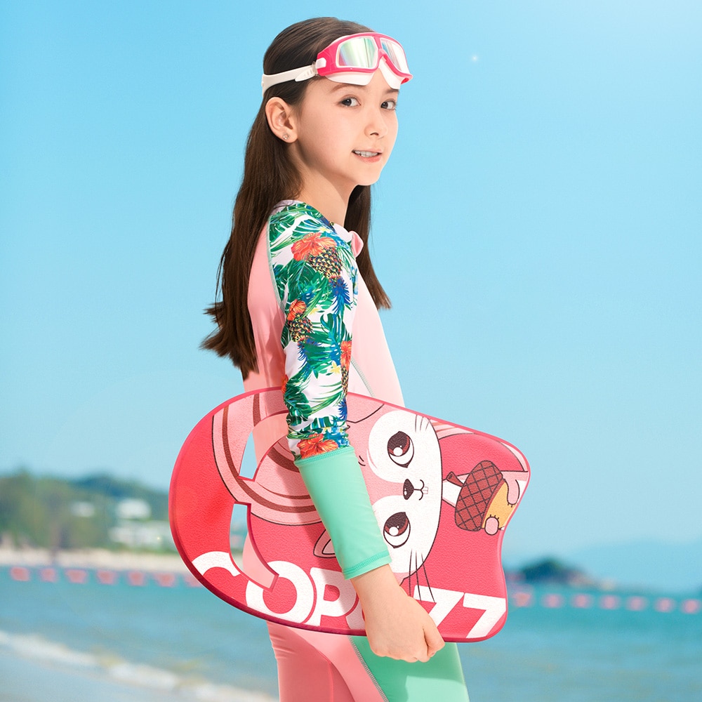 Lightweight EVA Swimming kickboard Cartoons Floating Plate Back kids Safe Training Swimming Pool Accessories Water Sports Tool