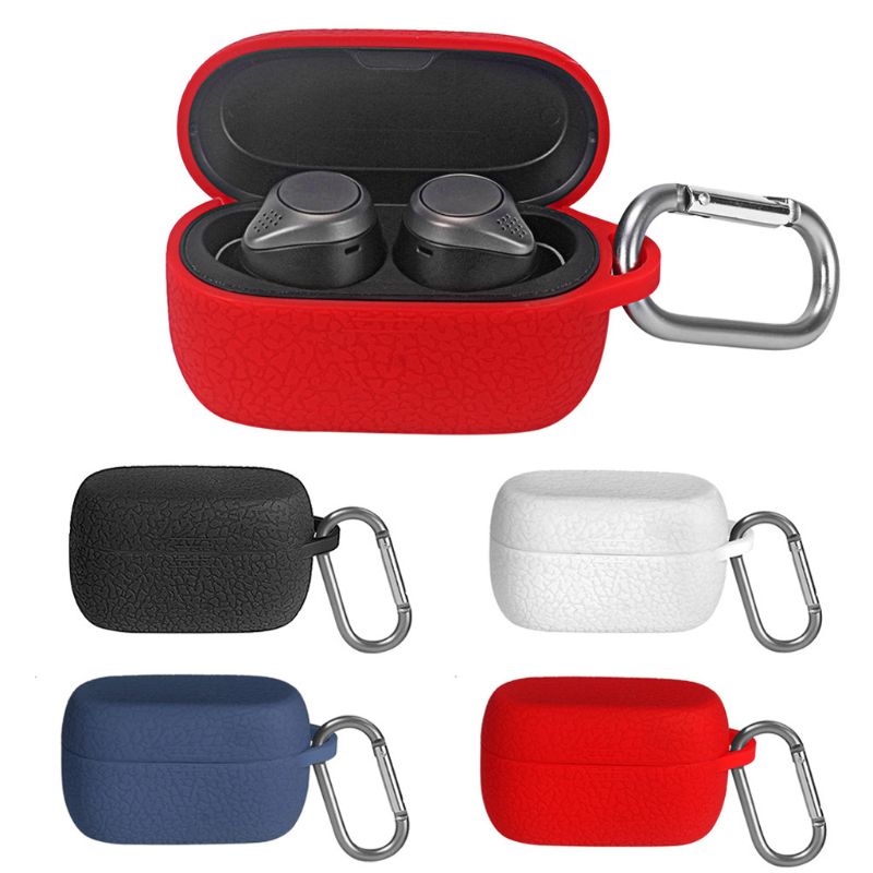 Silicone Oortelefoon Case Beschermende Cover Volledige Shell Voor Jabra Elite Actieve 75 T