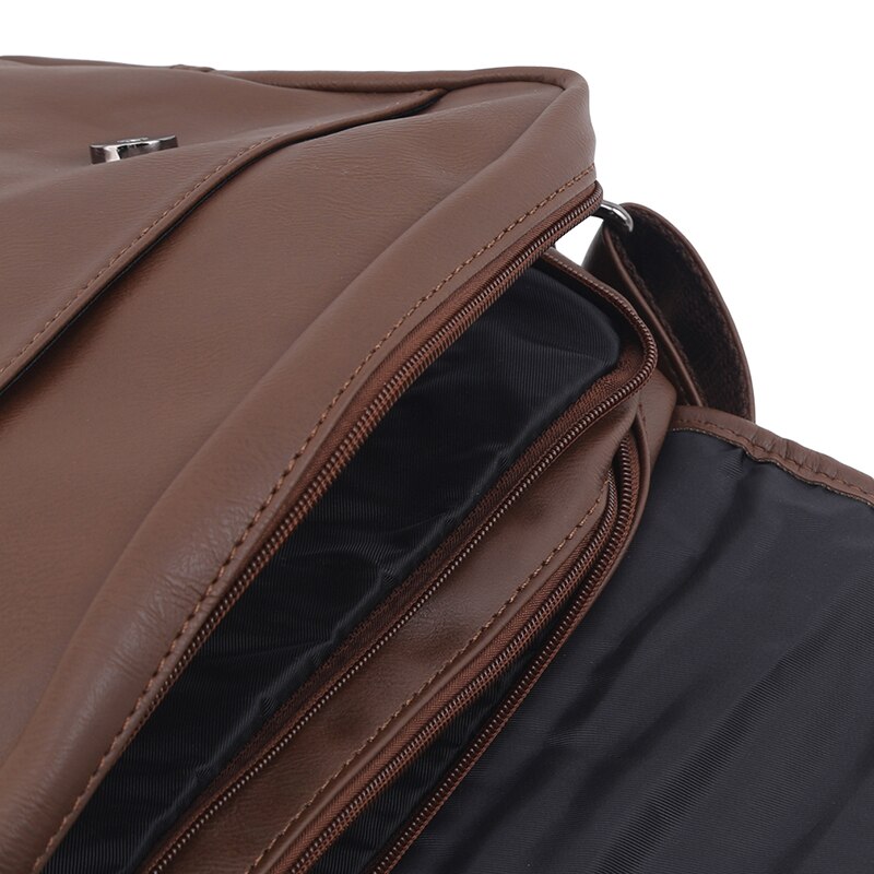 Lederen Tas Vintage Messenger Handtassen Casual Flap Reizen Waterdichte Bedrijf Mannelijke Crossbody Schoudertassen