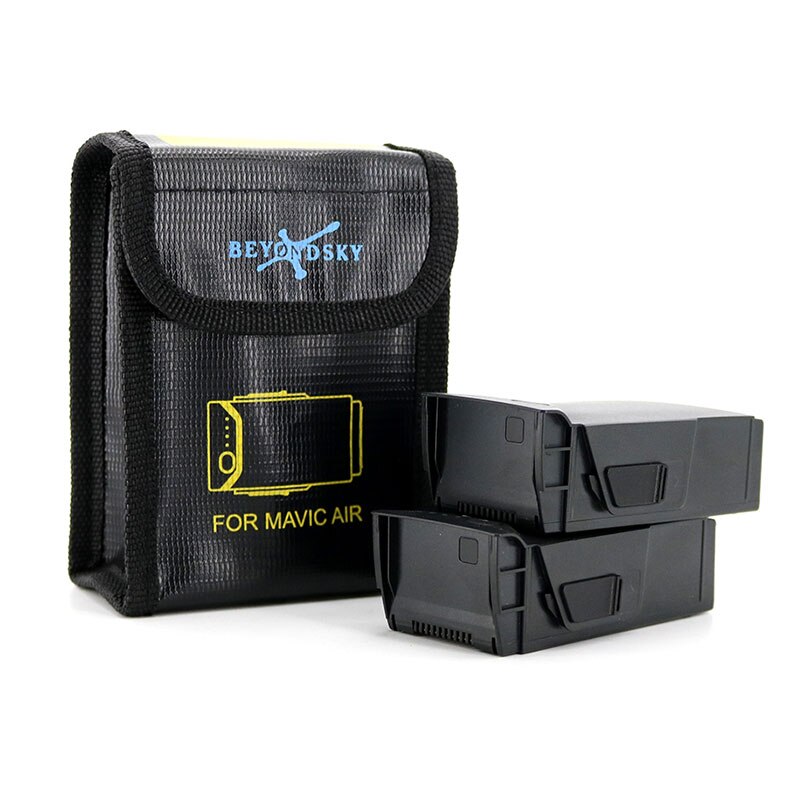 DJI Mavic Air Drone Battery Storage Bag Explosion-proof Safe Bag Mavic Air Camera Drone Lipo-Battery Carrying Case